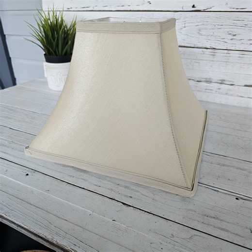 Vintage Square Bell-shaped Lampshade: Cloth, Art Deco Glam - Etsy