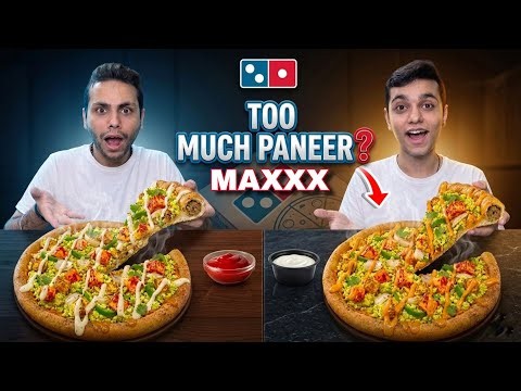 Dominos New PANEER MAXXX Pizza Scam or Ultimate Value? 🤬 (Honest Review)