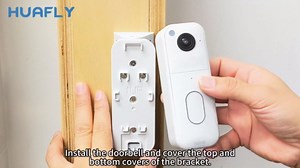 Huafly Outlet Wall Mount for Blink Video Doorbell (2nd Gen), with Outlet Wall Mount for Sync Module Core, Adjustable 0-45-Degree Blink Doorbell Camera Mount for Outdoor&Indoor