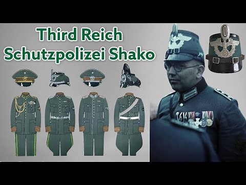 WW2 German Schutzpolizei Shako