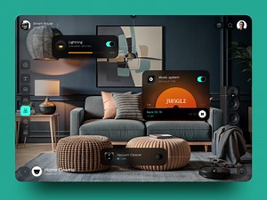Smart Home Web App – Interactive Control Panel