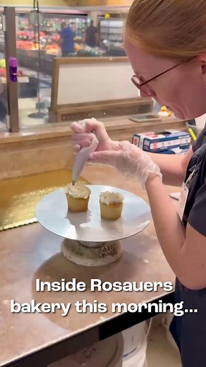 Rosauers helps you skip to the good part. No mixing bowls, no oven timer. Walk in, pick up your custom hand-piped cupcakes, and head straight to the fun. Choose your colors, match your event, and pair with our deli trays floral for a complete spread in one trip. Save this for your next shower, birthday, or backyard night. | Rosauers Supermarkets