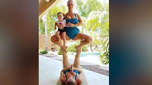 Coco Austin Strikes ‘Goddess Pose’ During Mommy-Daughter Yoga