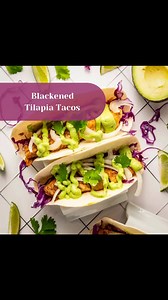 Blackened Tilapia Tacos—Thanks to easy steps and fresh, zesty...