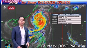 Lagay ng Panahon Ngayong Araw: Update sa Super Typhoon Leon | PAG-ASA Weather Forecast | Oct. 31, 2024 | Sir Zmor