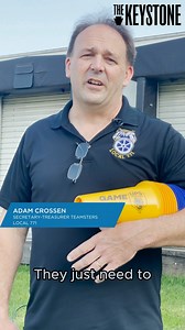 Standing outside the UPS facility in East Petersburg, Lancaster...