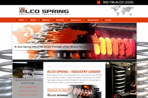 Hot Wound Springs Manufacturer Alco Spring Industries Launches Updated Website