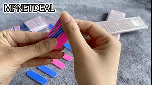 MPNETDEAL 200 Pack Mini Nail Files Disposable Emery Board Bulk