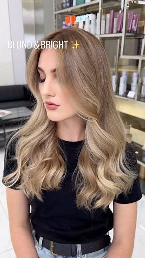 Golden Beige Blond Blend by Salah and the @haircreators Creative color team. . . . #hair2023 #hairfashion #hairstyle #balayage #blonde #blond #perfectblond #hairtransformation #balayage #fashion #makeup #style #hairgoals | Hair by Salah
