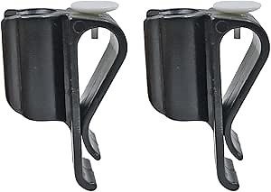 2PCS Golf Club Bag Clips On Putter Clamp Holder Organizer Value Durable Plastic Black Putting Clip Golf Accessories for Men Women Golfer