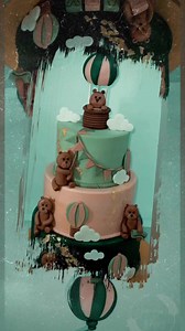 1.5K views · 20 reactions | This bear themed baby shower cake was sooo adorable!! The cake is all buttercream with fondant details. How can you not love those little bears!?!  | Caked and Confused by Lexi | Facebook