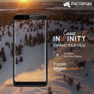 Look beyond the normal. #ExpandYourView with the #CanvasInfinity. Exclusive offers for Amazon Prime Members at the Amazon India Great Indian Festival. Buy now: http://amzn.to/2yp0wht | Micromax India
