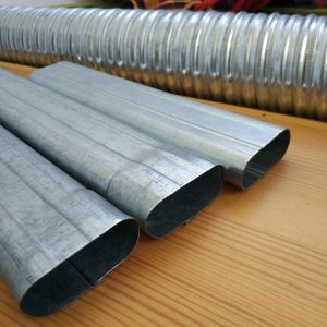 [Hot Item] Tubular Round PC Flat Forming Oval Seamed Duct Machine