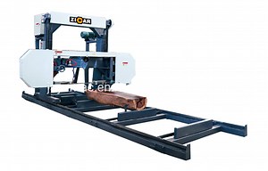 [Hot Item] ZICAR Horizontal Saw Machine Portable Sawmill For Sale Woodworking Band Sawmill MJ1600E