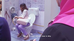 Ahh! Let's be real! Who even sits on a public toilet? Watch how JIHAN MUSE - one of Malaysia's favourite celebrity tackle the horrors of public toilet to get the "Home Clean Feeling" :) #KleenexSurvivalGuide Get a free pack of Kleenex Toilet Wipes and experience it yourself today: http://bit.ly/KleenexCleans-FB. | Kleenex Malaysia