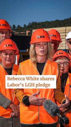 Labor leader Rebecca White shares her vision for the Launceston General Hospital. Video by Aaron Smith. #TheExaminer #LGH #StateElection #TasPol #Health #RebeccaWhite | The Examiner Newspaper, Launceston
