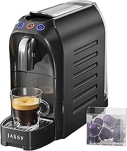 JASSY Small Espresso Coffee Machine with Grinder