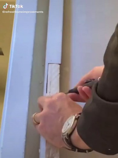 How to Patch Hinge Pockets in a Door Frame