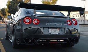Carbon Fiber Nissan GT-R by Bulletproof Automotive Video Source: FonzMedia | Maxabout.com
