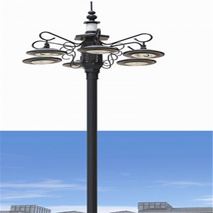 [Hot Item] Cast Iron Tapered Outdoor Light Pole, Street Lamp Post