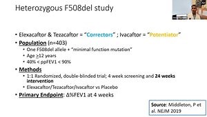 CHEST 2021 - The Expanding Arsenal of Highly Effective CFTR Modulators in Adults With Cystic Fibrosis