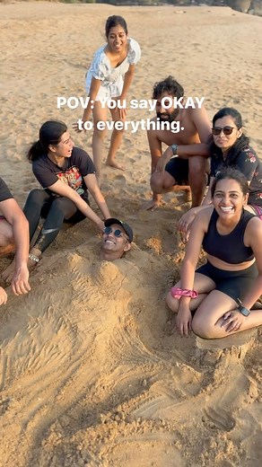 1.9K views | How you make sand castles when you're an adult ️隆‍♀️ #GokarnaWithVagabond #GokarnaTrip #Murdeshwar #ScubaDivingTrip #Snorkelling #UnderwaterLife #ScubaDivingLife #AquaticLife #WeekendTrip | Vagabond Experiences | Facebook