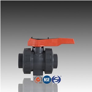 [Hot Item] DIN ISO Standard PVC Ball Check Valve with Threaded Union/PVC Sch80 Valve