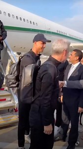 "Ni Hao! Ni Hao! (Hello! Hello!)" -🇵🇹#CristianoRonaldo said "hello" in 🇨🇳Chinese upon arrival in Shenzhen #AlNassrChinaTour2024 #利雅得胜利中国行 #CR7 | CGTN Sports Scene