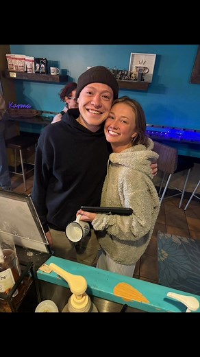 We’ve had a lot of people enjoy their first dates at Karma Koffee! As of now, two of those first dates have turned into marriages! Enter this beautiful couple, they came in on a busy Saturday and when asked if their order was for here or to go they said, “well, we’re getting married today, but we can stay for a while! “ Of course, we all freaked out! We love, love. Especially when it begins in our sweet little shop. I wanted to be able to tag them, but I don’t know their full names so if you kno