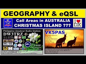 eQSL Cards @ AUSTRALIA VK Territories : Improve Map Skills & Computer Skills tru Ham Radio