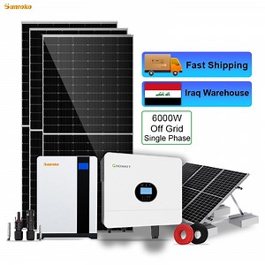[Hot Item] Factory Price All in One Energy Power System 5kVA 6000W 10kw off Grid Complete Solar System in Iraq
