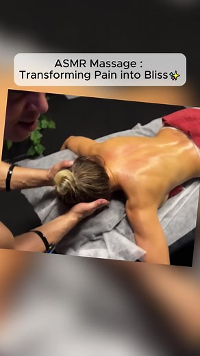 ASMR Massage: Transforming Pain into Bliss✨ #relax #asmrmassage #chiropractor #egyptianmassage #asmrsleep