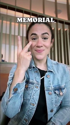 MEMORIAL DAY | ASL Glossary | The ASL Shop