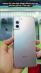 Samsung Galaxy s21 plus silver colour most stylish cell phone 8gb 256gb👍