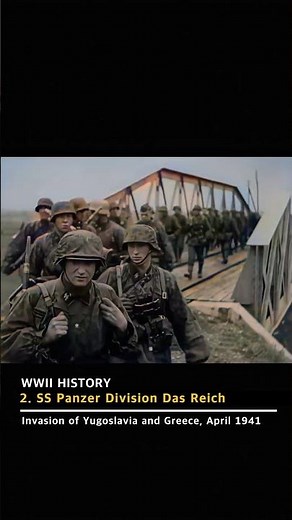 German 2nd SS Panzer Division Das Reich across Yugoslavia to the capital, Belgrade, April 1941 #ww2