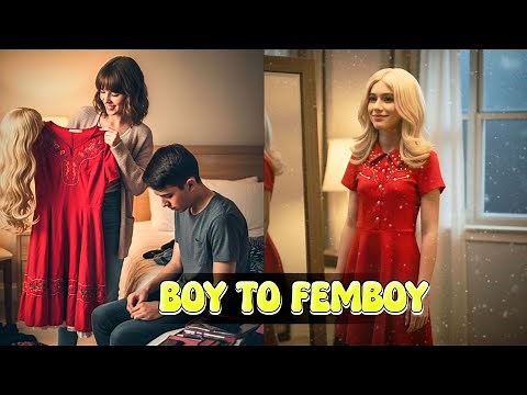 From Boy to Femboy: A Rainy Day Transformation