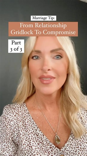 Relationship Compromise, Part 3: Once you’ve identified the core values in each of your positions, and you fully understand each other, NOW, you’re ready to compromise. Make a list of what you can’t be flexible on. Make an even bigger list of what you can be flexible on. then sit down and compare. What feelings, needs and dreams do you have in common? Share and explain each of your flexible areas. Then look for a temporary compromise that honors both of your core dreams and values. Let’s say you