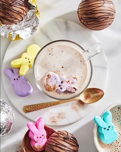 16 reactions · 5 comments | This basket stuffer is the bomb!  Enjoy a fun, Easter twist on the Cocoa Bomb craze. We've taken a milk chocolate shell and filled it with our signature cocoa powder and colorful marshmallow bunny. Pour warm milk over the bomb and watch it explode. Available online at GardnersCandies.com or at your local Gardners Candies store. | Gardners Candies | Facebook