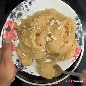 14K views · 42 reactions | Wheat Halwa Recipe  | Plate Meal | Facebook