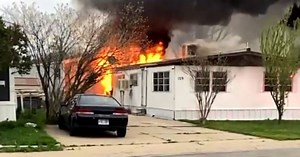 Clearfield man deliberately set mobile home on fire, police say