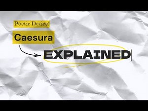 Caesura Explained | Literary Devices in 2 Minutes