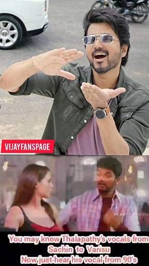 1.8K views · 9.9K reactions | @actorvijay VOICE ❤️  Singing ️ 1994 to 2023 #thalapathy #voice #thalapathysinging | vijayfanspage | Facebook