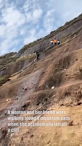 Accidental Plunge: Woman Tumble Down a Mountain Cliff | The Viral Vid