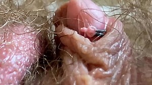 Huge Clitoris close up hairy bush miniature model figures