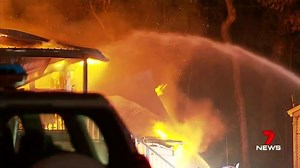 Fire has destroyed two homes in separate blazes south of Brisbane overnight. One woman is lucky to be alive, while a firefighter suffered minor burns. www.7NEWS.com.au #7NEWS | 7NEWS Brisbane