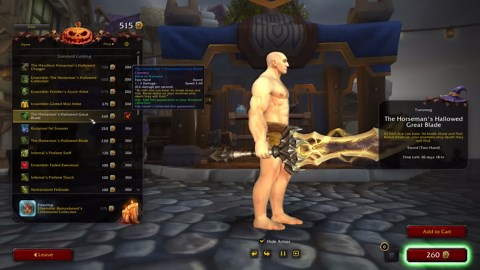 WoW Trading Post Rewards - October 2025: Hallows End & Legion-Themed, Transmog Sets, Weapons & More!