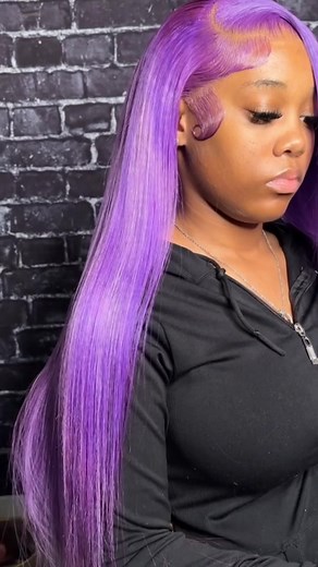 Pretty girls love purple😍💜 #wiginstall. Book your January appointments 🫶🏽 | Niya Niya