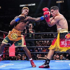 2.7M views · 57K reactions | Jermell Charlo and Brian Castano fought to a split decision draw in their first all-action battle for undisputed status at 154-pounds on July 17, 2021. Ten months later Jermell would finish what he started and make history, becoming boxing's first undisputed 154-pound champion. #CaneloCharlo Fight Night & Ticket Details: https://pbcham.ps/FightNight-093023 | Premier Boxing Champions | Facebook