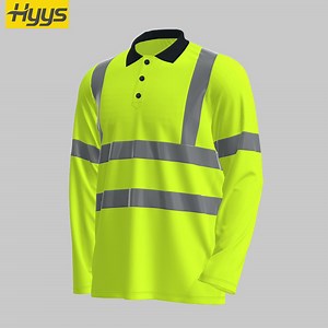 [Hot Item] Safety Fluorescent Green High Visibility Workwear Quick Dry Hi Vis T Shirts