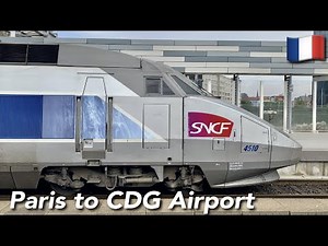 From Lille to CDG airport by train with TGV Inoui